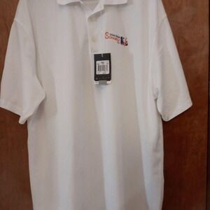 Nike Golf Polo Mens Sz 2XL Short Sleeve White